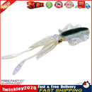15.5cm 15g Bionic Squid Sea Fishing Lures Artificial Wobbler Bait (Blue) Newly