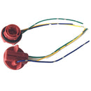 2 Pack 1157 BAY15D Bulb Socket Pre-Wired Lamp Holder for LED Brake Stop Light
