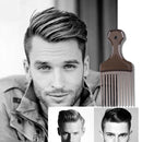 Hair Fork Comb Hairdressing Curly Massage Insert Brush Hairbrush Styling Tool