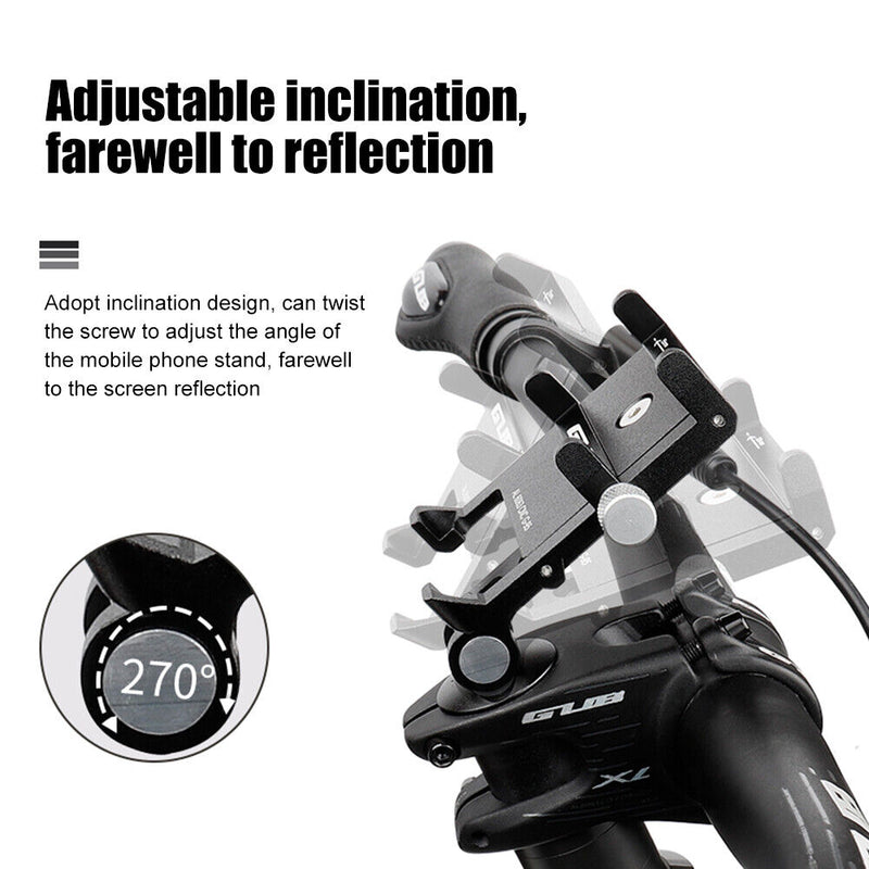 GUB Mobile Phone Stand Bracket Adjustable Bike Handlebar Stand Cycling Equipment