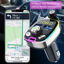 3 USB Charger FM Transmitter Bluetooth 5.0 Mp3 Player Kit Car Handsfree T4H8
