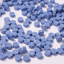 200pcs Octagon Sealing Wax Blue Wax Beads for Envelope Invitation DIY (F)