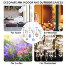 Crystal Ornament 6pcs Crystal Window Hanging Decoration - Dragonfly / Butterfly