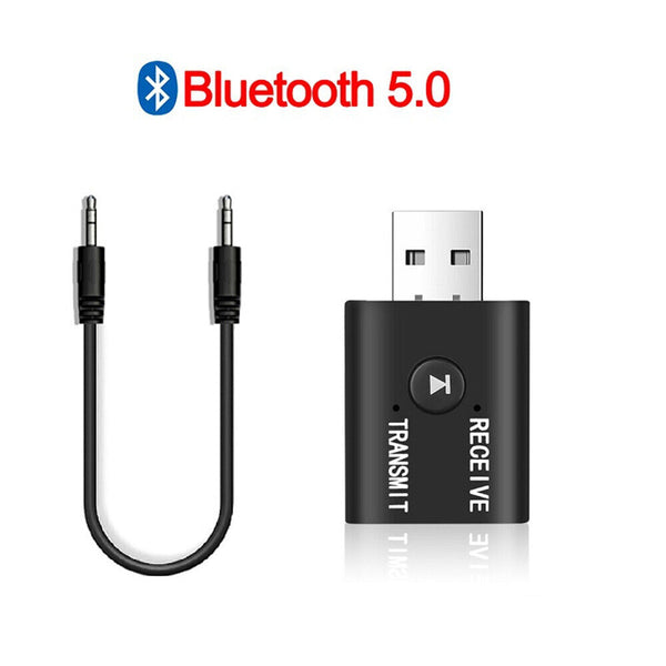 Bluetooth 5.0 Audio Transmitter USB Music Stereo Adapter For TV PC Headphones