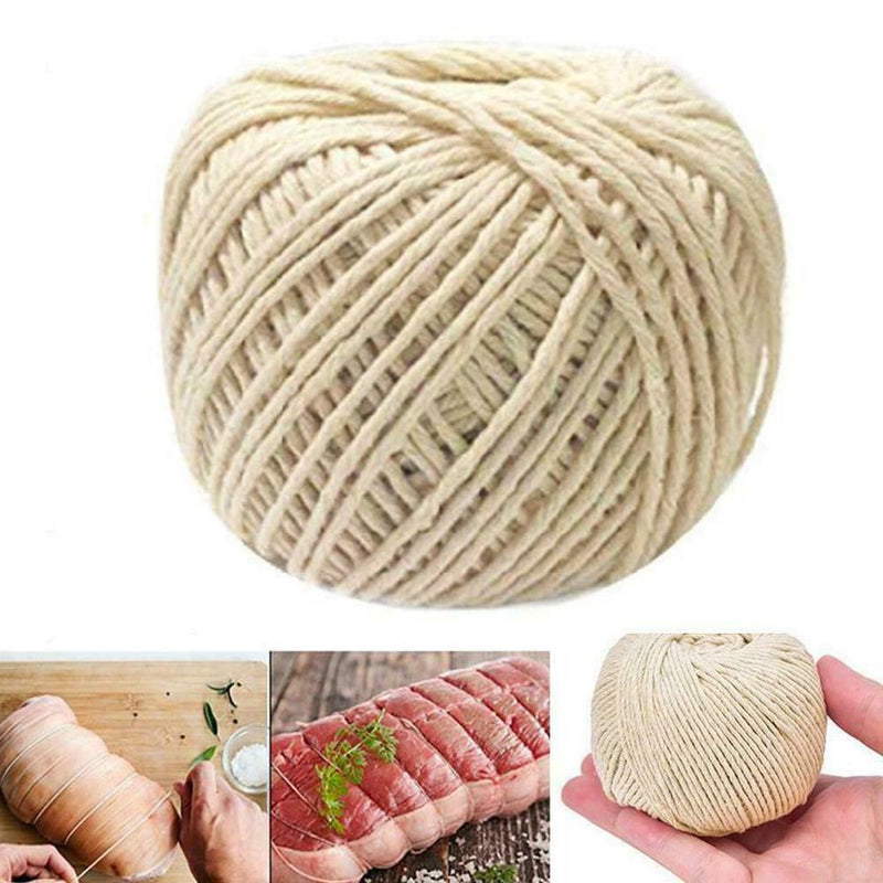 70m Cotton Thread Meat Sausage Tie Rope Drawstring Kitchen Cooking Tools E7D8