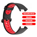 Smartwatch Band Strap for Redmi Watch 2/Lite Adjustable Belt (Black Red) Newly