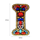 DIY Key Chain Diamond Painting Letters Women Bag Keyring Pendant Gift (I) Newly