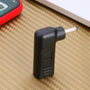 90 Degree USB3.1 USB-C Type-C Female to 3.0 x 1.1mm DC Male Plug Adapter