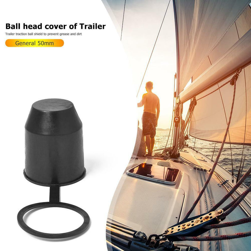 Universal 50mm Auto Tow Bar Ball Cover Cap Hitch Caravan Trailer Protection