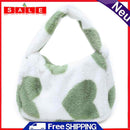 Female Fluffy Hit Color Shoulder Bag Women Casual Single Shoulder Strap Handbag