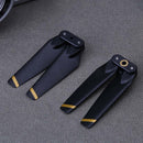 4 Pairs of Foldable ABS Propeller Blades for DJI Spark Drone(Black+Yellow) Newly