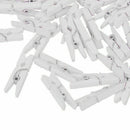 Mini White Wooden Clothe Photo Paper Peg Scrapbooking R5 Clothespin J5N4 S4 Q5X2