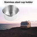 1pc Stainless Steel Cup Drinking Holder for Marine Boat Car Truck Camper Barge