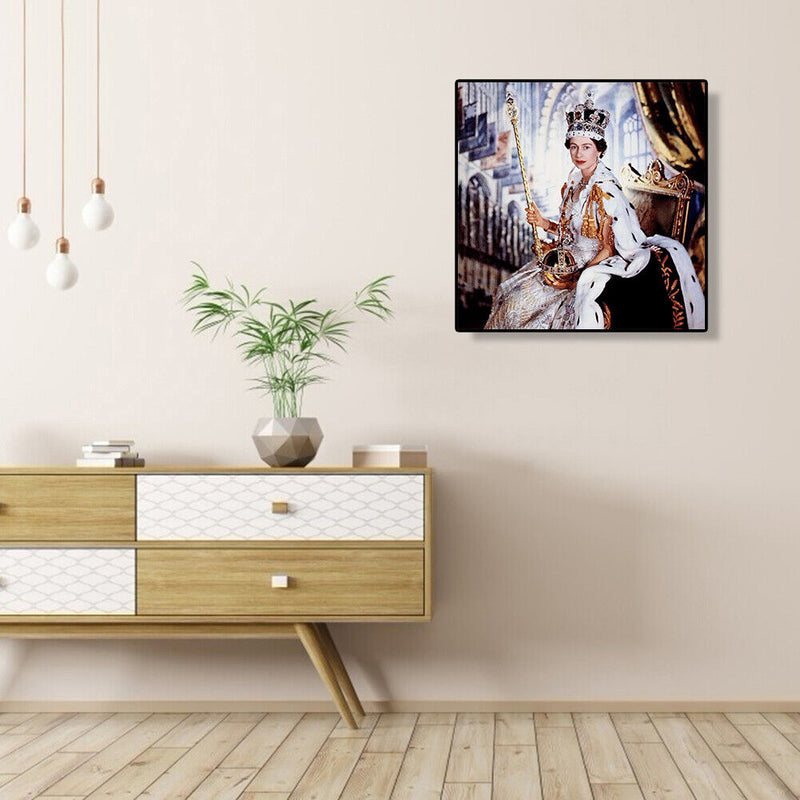 5D DIY Diamond Painting Kits Full Square Drill Queen of England Mosaic Picture