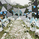 Mikolotuk 12 Flags 3.2m Cotton Chain, Colorful, Birthday Decoration,