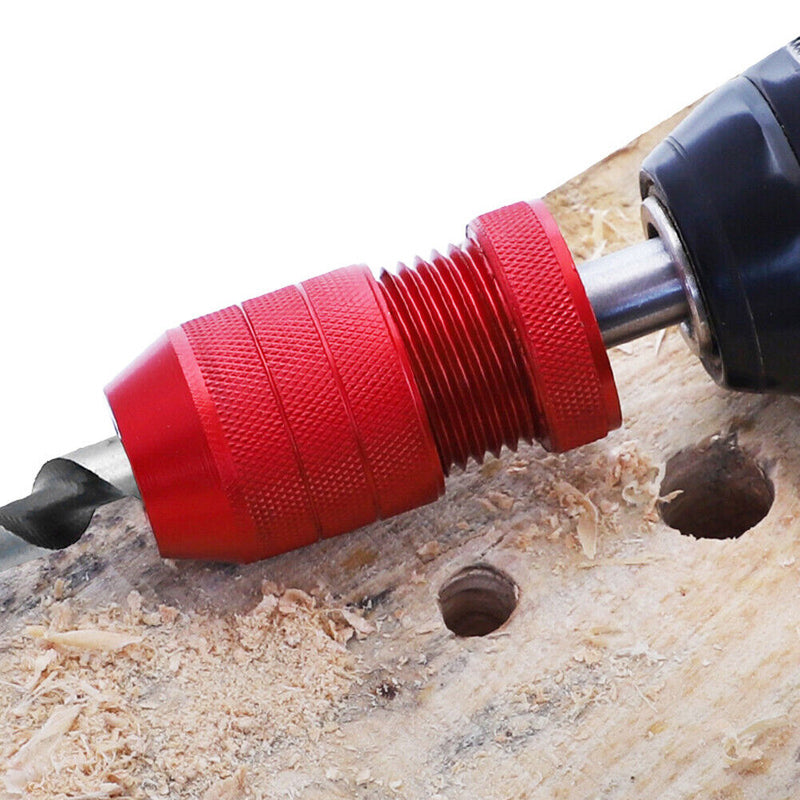 Drill Locator 8-12.7mm Twist Drill Bit Depth Stop Ring Woodworking Tools Newly