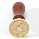 Wax Seal Stamp Constellation Style Handmade Fire Painting for Stamping Envelopes