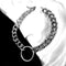 Exaggeration Women Punk Choker Coin Pendant Necklace Long Chain Multi-layer