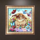 Rabbit 5D DIY Round Diamond Painting Cross Stitch Mosaic Home Decor Gift Newly