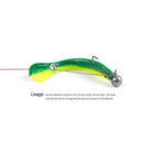 10pcs 10cm 6g Bionic Loach Fishing Artificial Crankbait Soft Baits (Mixed)