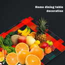Linen Plaid Place Mat Tableware Pad Heat Insulation Dine Placemat for Xmas De