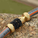 Quick Connect Water Hose Adaptor Garden Copper Joint Hose Pipe Connector