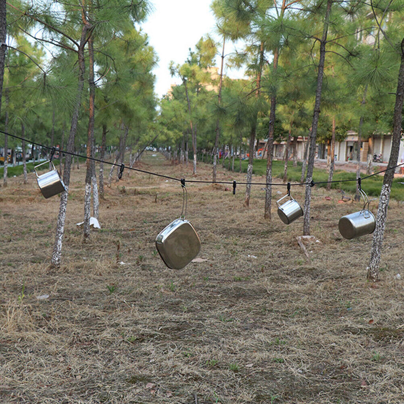 16 Feet Outdoor Camping Multipurpose Anti-Skid Awning Hanging Rope Clothes Line