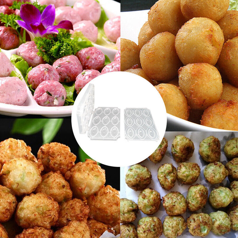 9 Holes Meatball Maker DIY Meatloaf Mold Desserts Cake Meat Processor Tools