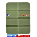 Camping Cushion Seat Foldable Foam Pad Waterproof for Picnic (Army Green)
