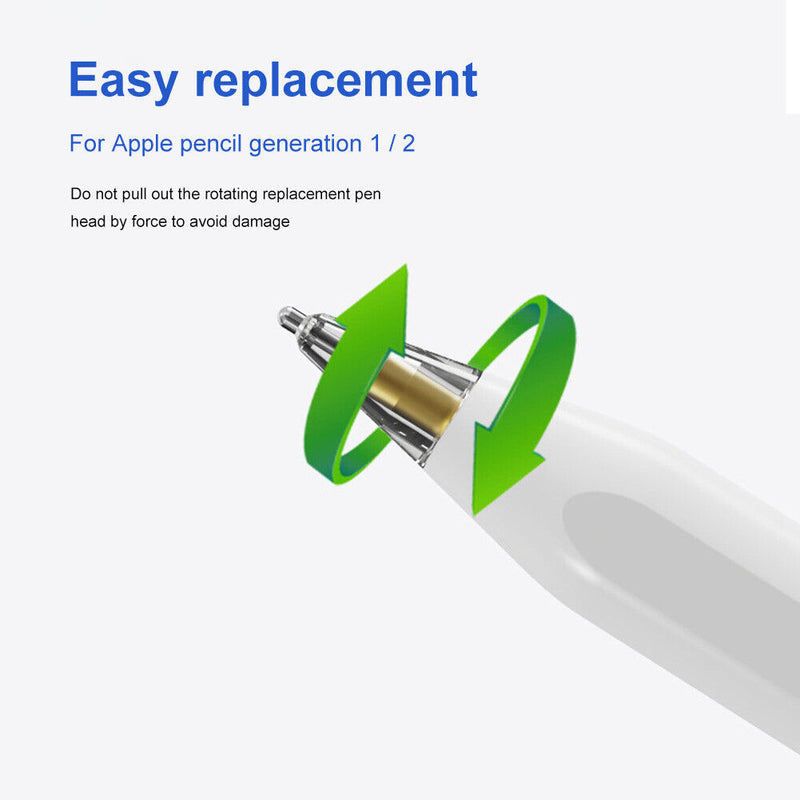 #A Tablet Pencil Spare Nib for ABS Stylus Replacement Tips for iPencil 1/2 Gen