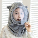 Cat ears Cycling Ski Flannel Windproof Anti Dust Face Cover Winter Hedging cap