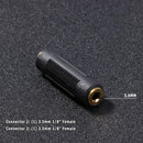 JUNERAIN 3.5mm Stereo Audio Clutch Adapter Female to 3.5mm Jack Jack F/