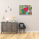 Love Succulent Plants Picture Diamond 5D Drill Round Painting DIY Full Kit