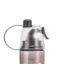 Plastic Spray Cool Summer Sport Water Bottle Portable Drink Kettle (Black) Newly