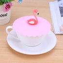 10cm Dia Silicone Cup Lid Leakproof Thermal Insulation Cup Cover(Pink)