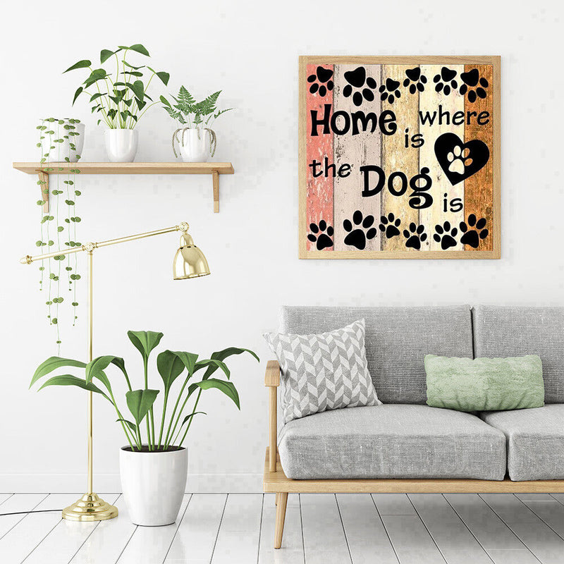 Full Round Drill 5D DIY Diamond Embroidery Diamond Painting Dog Cross Stitch