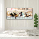 11CT Full Cross Stitch Horse to Success DIY Printed Wall Art Crafts Home Decor