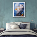 5D DIY Full Round Drill Diamond Painting Owl Pattern for Adults 30x40cm