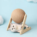 Cat Scratching Ball Toys Kitten Sisal Rope Balls Board Grinding Paws Care