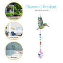 Crystal Diamond Angel Tears Catching Light Hanging Wind Chimes Decor (B) Newly