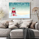 Snowfield Oil Paint By Numbers Hand Painted Wall Art Craft Home Decoration Gifts