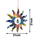 Unique Sun Home Garden Yard Decoration Rainbow Sun Hanging Pendant H0X5