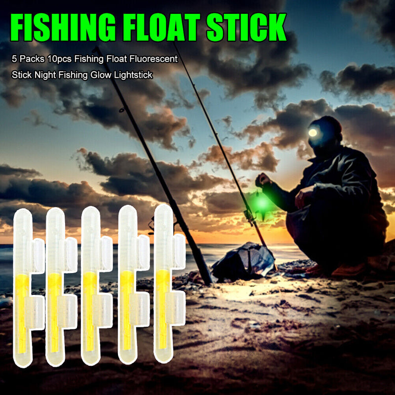 5 Packs Fishing Float Fluorescent Lightstick Night Glow Fishing Rod Accessori