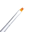 UV Gel DIY Acrylic French Tips Nail Art Brush French Half Moon Shape Drawing