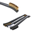 Household Double-end Mini Metal Polishing Wire Brush Steel Brass Rust Cleaning