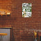 Home Weatherproof Retro Chic Italian Hot Cocoa Sign Iron Painting Wall Drawing