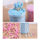 Tool Health Care Nose Ears Cleaning Cotton Swabs Bamboo Wood Buds Sticks