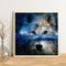Full Cross Stitch Art Paint 11CT Counted Wolf Embroidery Wall Hanging Ornament