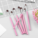 7pcs Soft Hair Wood Handle Eyeshadow Brush Cosmetics Makeup Brushes Set (C)