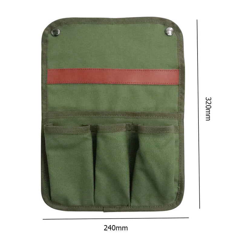 Fishing Chair Armrest Bag Hanging Storage for Outdoor Camping (Army Green) Newly